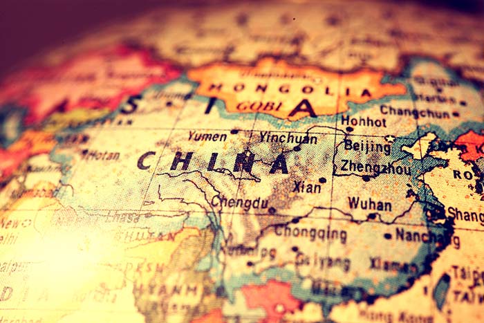 Map of China - China book printing